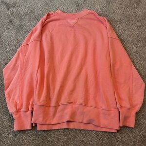 Aerie Coral Crew Neck Sweater